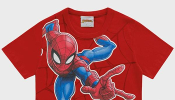 Homem Aranha – Camiseta C/Mascara Spider-Man Vermelho