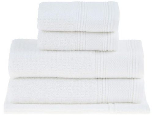 Jogo de Toalhas Felpuda Buddemeyer Novitá – 100% Algodão Branco 5 Peças