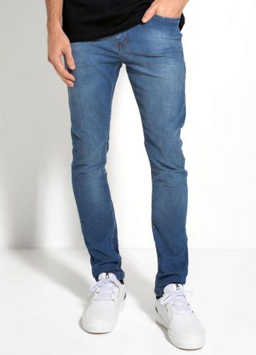 K-du Jeans – Calça Jeans Azul em Jeans com Elastano