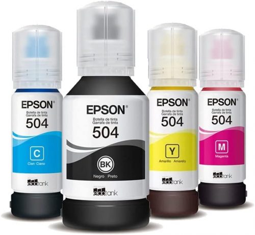 Kit 4 Tintas para Impressora Epson Original L6171