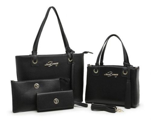 Kit Bolsas Grande + Bau + Carteira Feminina Willibags .