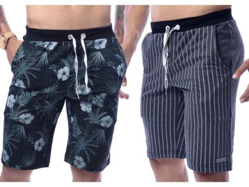 Kit Com 4 Bermudas Shorts Moletom Masculinas Premium – Equilibrio – Equilibrium
