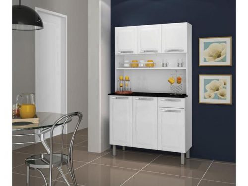 Kit Cozinha Itatiaia Rose – 6 Portas 1 Gaveta