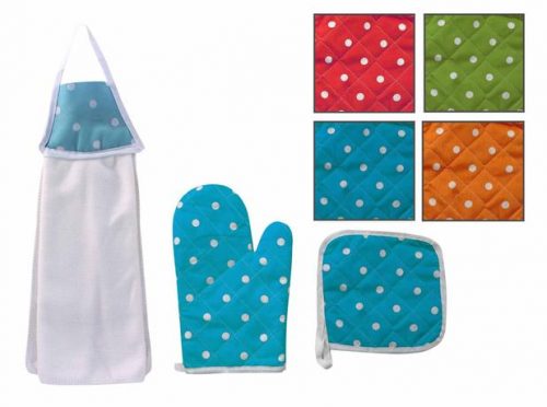 Kit Cozinha Luva De Forno Descanso De Panela E Pano De Prato Copa – Laranja – Casíta