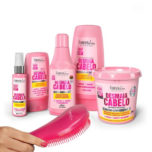 Kit Desmaia Cabelo Completo Forever Liss – Ganhe Escova Desembaraçadora