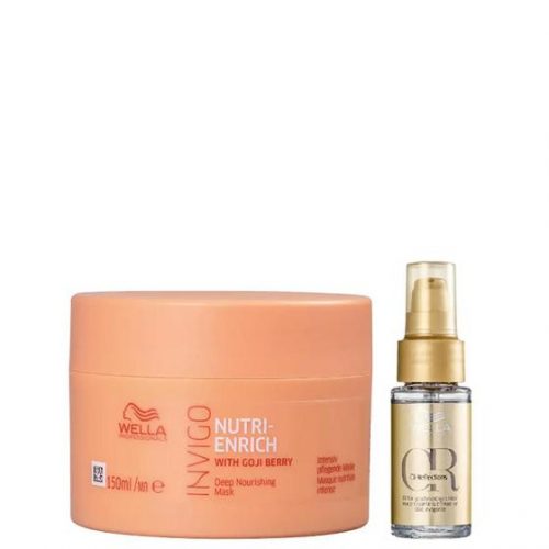 Kit Nutri-Enrich Máscara de 150ml e Oil Reflections de 30ml – Wella – Wella Professionals