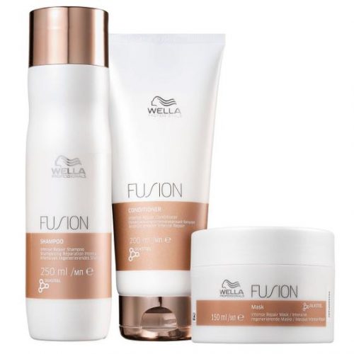 Kit Wella Professionals Fusion Shampoo 250ml + Condicionador 200ml + Mascara 150ml