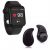 Kit 1 Relógio Smartwatch B57 Hero Band 3 Preto + 1 Mini Fone Bluetooth Preto