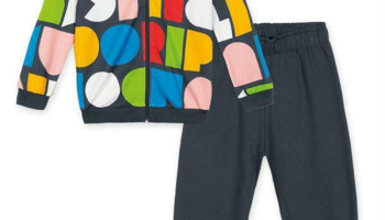 Lilica Ripilica – Conjunto Longo com Capuz Moletom Unissex Azul