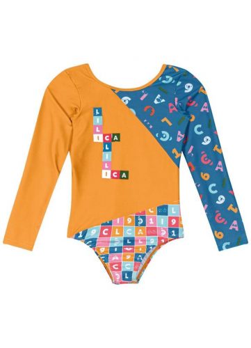 Lilica Ripilica – Maiô Manga Longa com Proteção Solar Infantil Lara