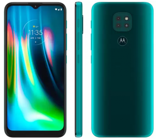 Smartphone Motorola Moto G9 Play 64GB Verde – Turquesa 4GB RAM 6,5” Câm. Tripla + Selfie 8MP