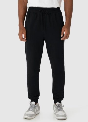 Malwee – Calça Jogger em Moletom Masculina Preto