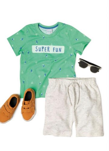 Malwee Kids – Conjunto Verde Claro Super Fun Menino
