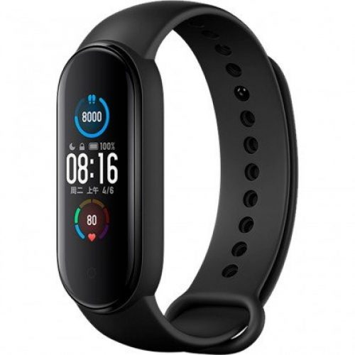 Smartband Monitor Cardíaco Xiaomi Mi Band 5 Versão Global Preto