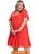 Miss Masy Plus – Vestido Feminino Plus Size Erika Coral