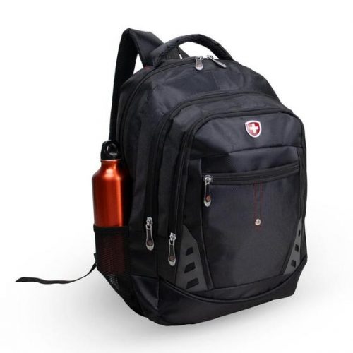 Mochila Executiva para Notebook Fuji, 3 Compartimentos – Preta – Swiss Move