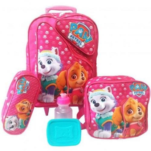 Kit Mochila Infantil Feminina Patrulha Canina Tam G Rodinhas – School Bags