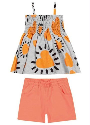 Nanai – Conjunto Infantil Feminino Mescla