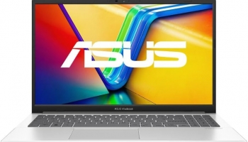 Notebook ASUS Vivobook Go 15, Intel Core i3 N305, 8GB, 512GB SSD, W11 Home, Tela 15.6″ FHD, Cool Silver – E1504GA-NJ435W
