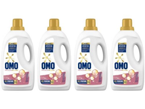 Sabão Líquido Omo Proteção Micelar 3L – 4 Unidades