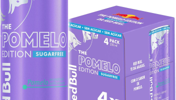 Pack de 4 Latas Red Bull Energético, Pomelo Edition, Sem Açúcar, 250ml