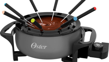 Panela Elétrica Oster, para Fondue, 110V, Cinza, 1000W, OFND100