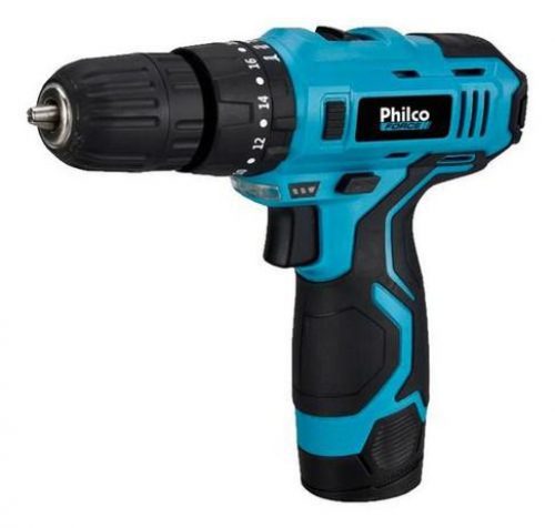 Parafusadeira e Furadeira com Impacto Philco Force PPF03 12V e Bateria de Lítio – Bivolt