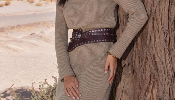Quintess – Vestido Bege em Tricô