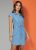 Quintess – Vestido Jeans Claro com Cordel na Cintura