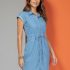 Forum – Vestido Curto de Viscose Branco