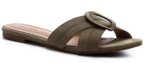 RASTEIRA SHOESTOCK ENTRELAÇO NOBUCK – VERDE