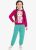 Rovi Kids – Conjunto Infantil Blusão com Calça Rosa