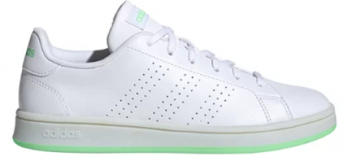 Tênis Adidas Advantage Base Feminino – Branco e Verde
