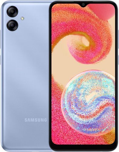Samsung Galaxy A04e 64GB 4G Wi-Fi Tela 6.5” Dual Chip 3GB RAM Câmera Dupla + Selfie 5MP com modo Retrato Bateria de 5000mAh – Azul