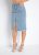 Sawary Jeans – Saia Jeans Midi com Fenda Frontal Sawary