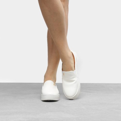 Slip On Santa Lolla Logo Feminino – Branco