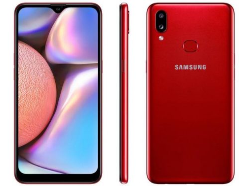 Smartphone Samsung Galaxy A10s 32GB Vermelho – 4G 2GB RAM 6,2” Câm. Dupla + Selfie 8MP