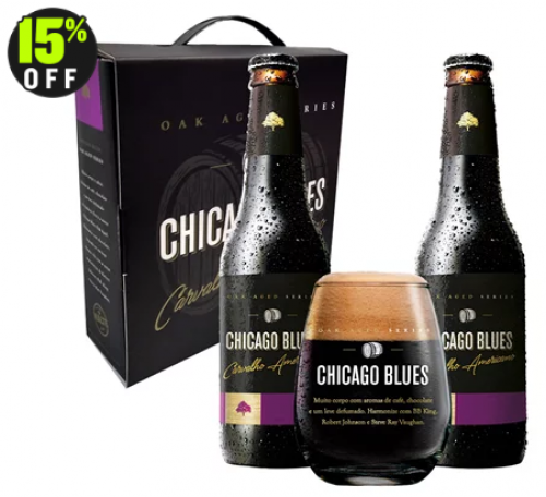 Kit Chicago Blues – Cervejas e Copo