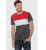 Camiseta Mr Kitsch Manga Curta Color Block Vermelha/Grafite