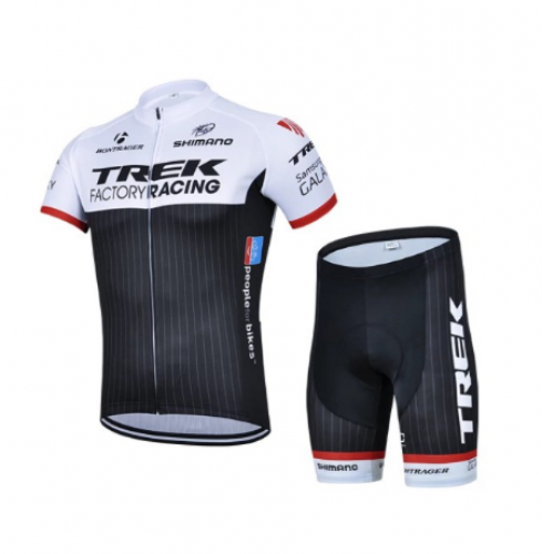 New TREK roupa para Ciclismo masculino conjunto de shorts terno de corrida camiseta de manga curta esporte de verão respirável camisa de bicicleta