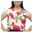 Blusinha Blusa Feminina Estampa Floral Manga Longa Soltinha Moda Social Casual Decote Discreto