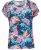 Blusa Pau a Pique Estampada Azul
