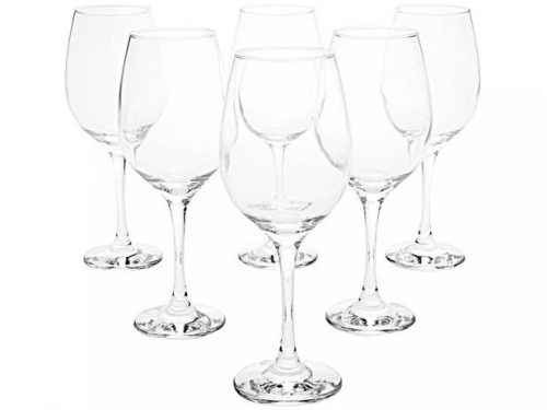 Jogo de Taças para Vinho Vidro 385ml 6 Peças – Nadir Barone