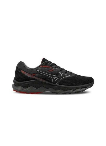 Tênis de Corrida Mizuno Wave Way 5 Preto/Chumbo Preto
