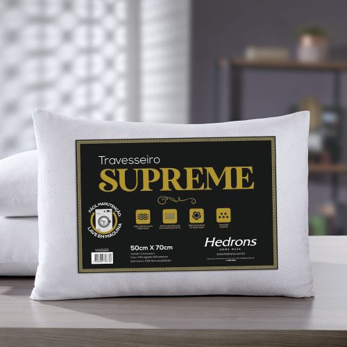 Travesseiro Supreme 50×70 Branco – Hedrons