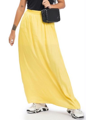 Up Close – Saia Feminina Natalia Amarelo